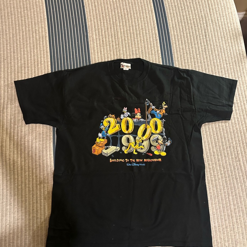 Disney Black Millennium Celebration Kids T-Shirt